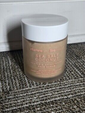 Vitamins And Sea Beauty Sea Salt Coconut Face Scrub - 6 Oz